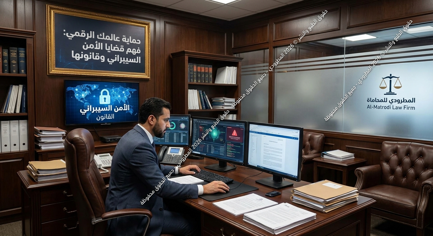 حماية عالمك الرقمي: فهم قضايا الأمن السيبراني وقانونها