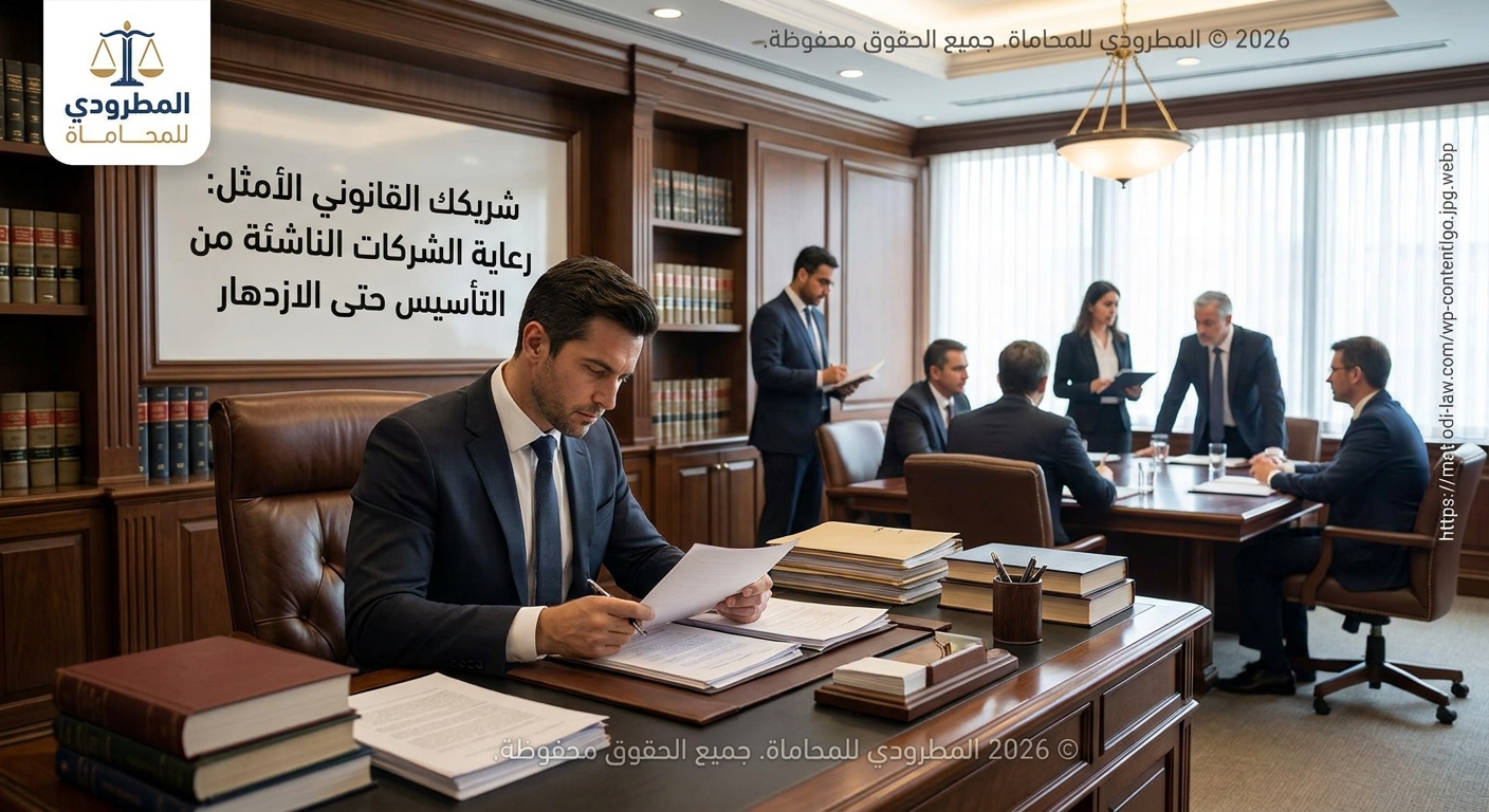 شريكك القانوني الأمثل: رعاية الشركات الناشئة من التأسيس حتى الازدهار 1 مكتب محاماة
