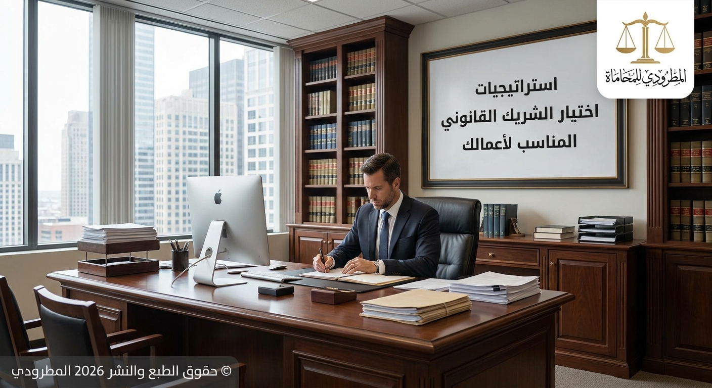 مكتب محاماة: استراتيجيات اختيار الشريك القانوني المناسب لأعمالك